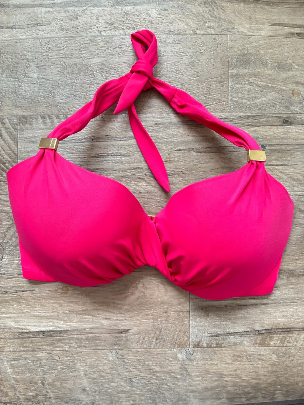 Victoria Secret The Unforgettable  Halter Bikini Push Up Swim Top